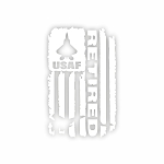 Distressed Air Force USAF Precision Cut Decal